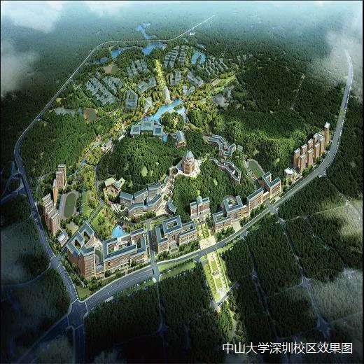 中山大学深圳校区效果图