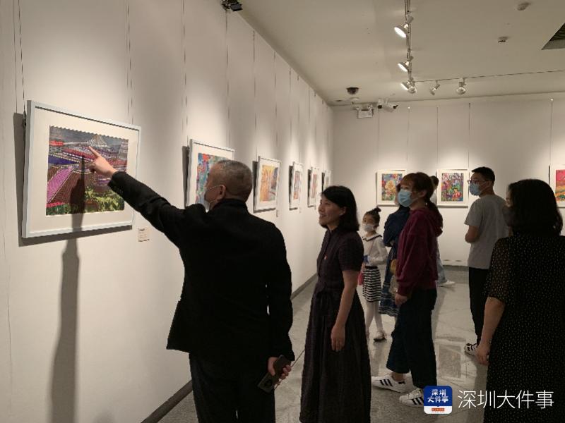 "遇见——星星的孩子公益画展"在深圳关山月美术馆开展