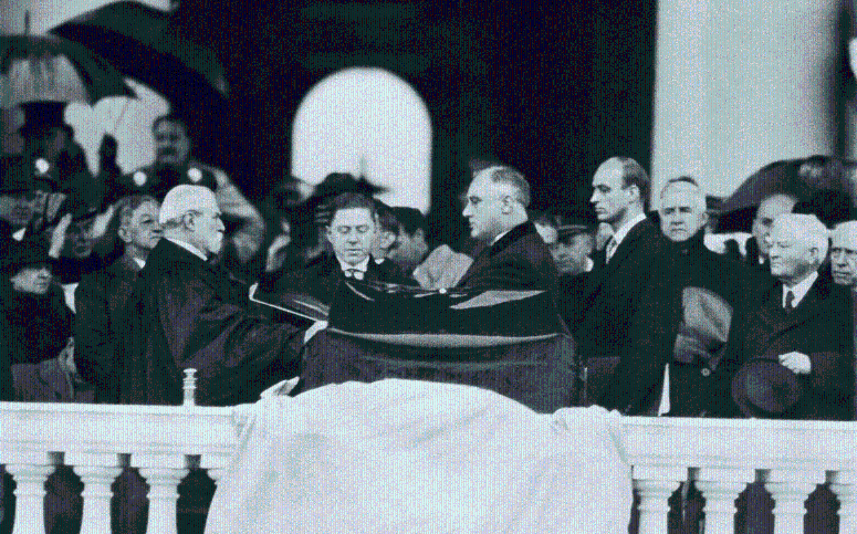 1937年,富兰克林·罗斯福成为了首位在1月20日宣誓入职的美国总统